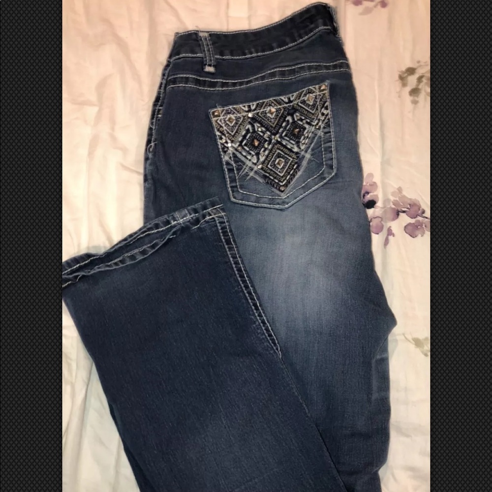 Love Nation Boot Cut Jeans Size 18W - 31”